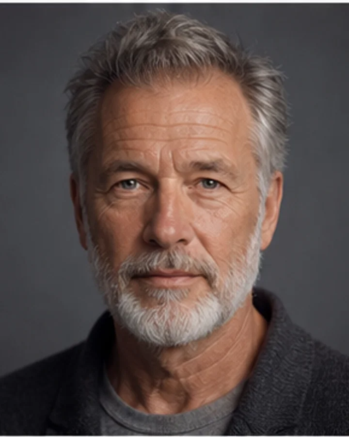 Preview a natural older portrait without changing the scene.